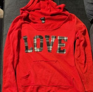 Rue21 Long-sleeve Hoodie, M, Red